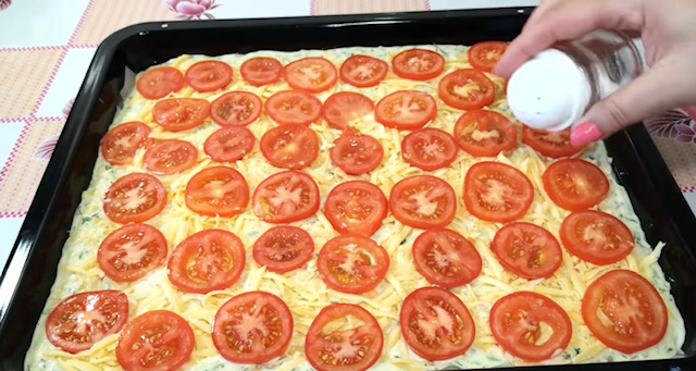пица от тиквички приготвяне