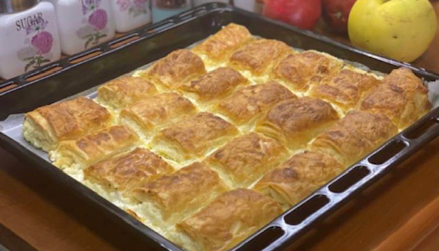  изпечена баница 