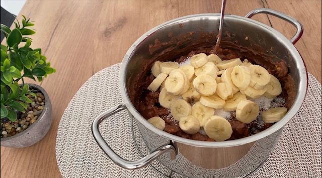 банани в пудинга