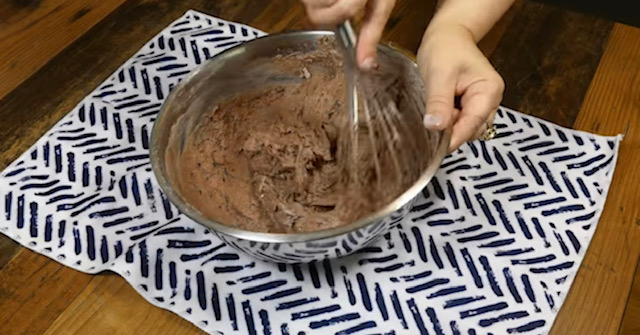  тесто шоколадов кекс 