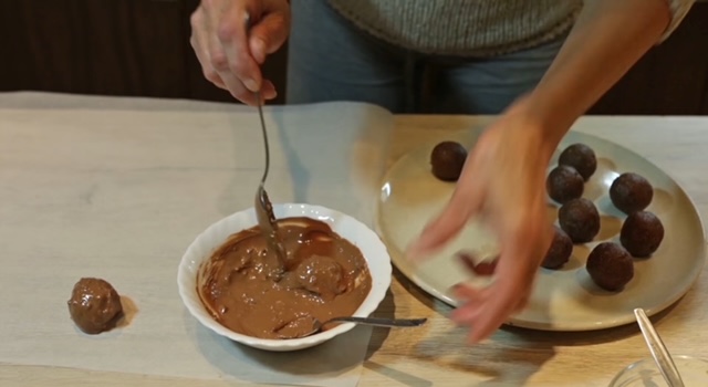 топчета в шоколад