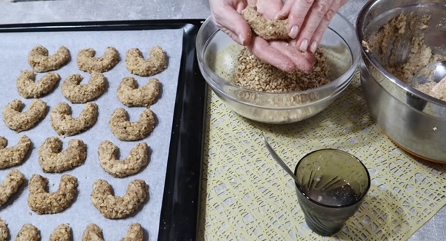 ореховки преди печене