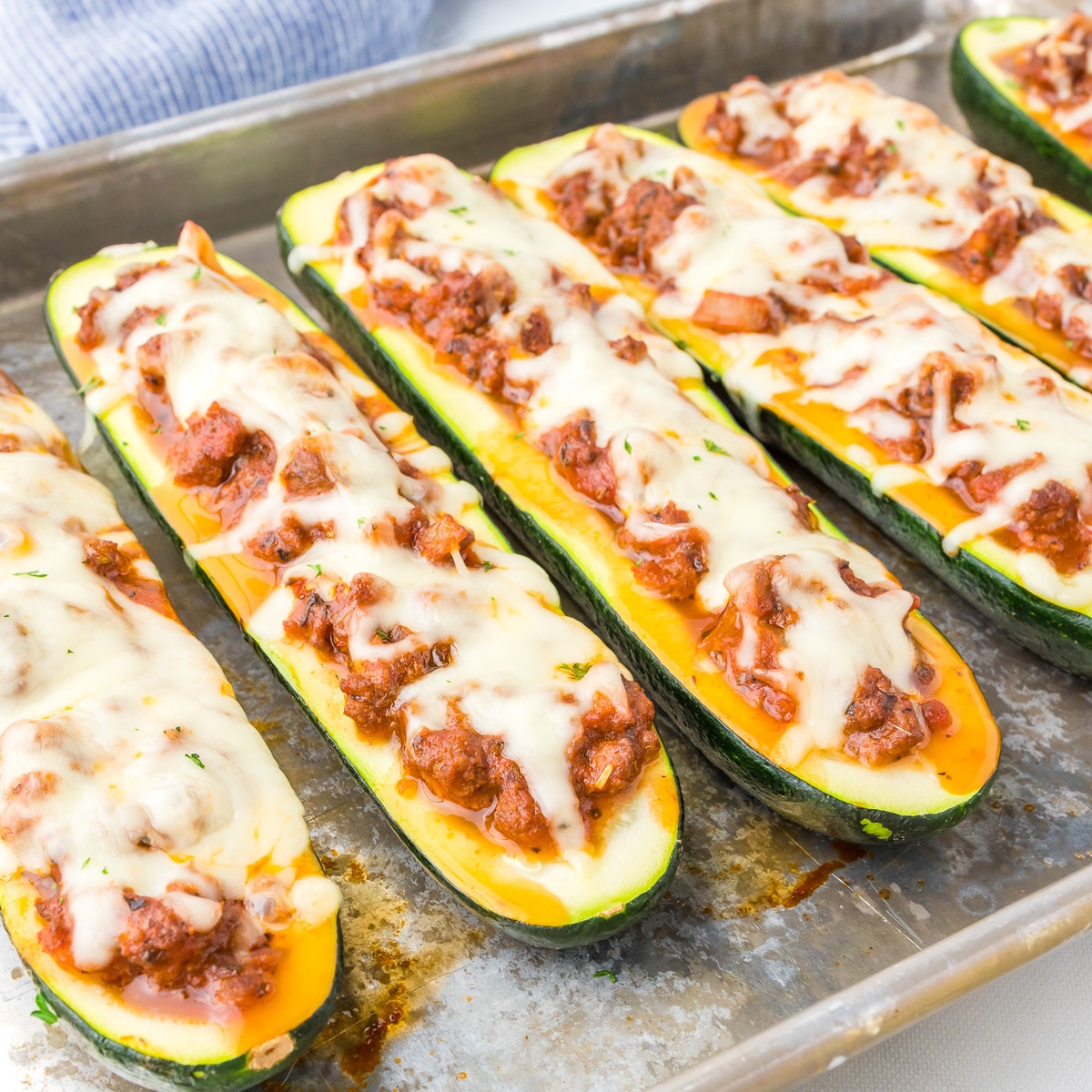 stuffed meat zucchini