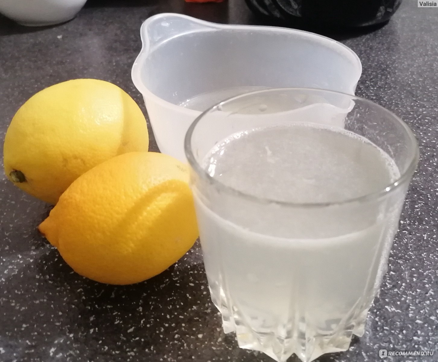 лимонов сок с вода