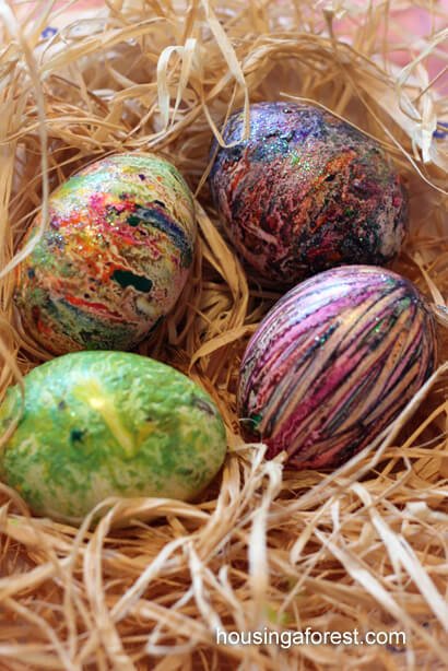 отливани пастели за за декориране на яйца