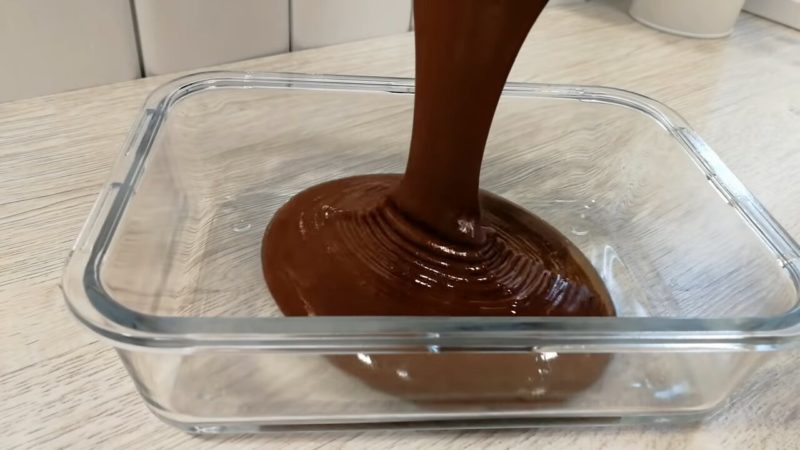 шоколадов десерт с извара