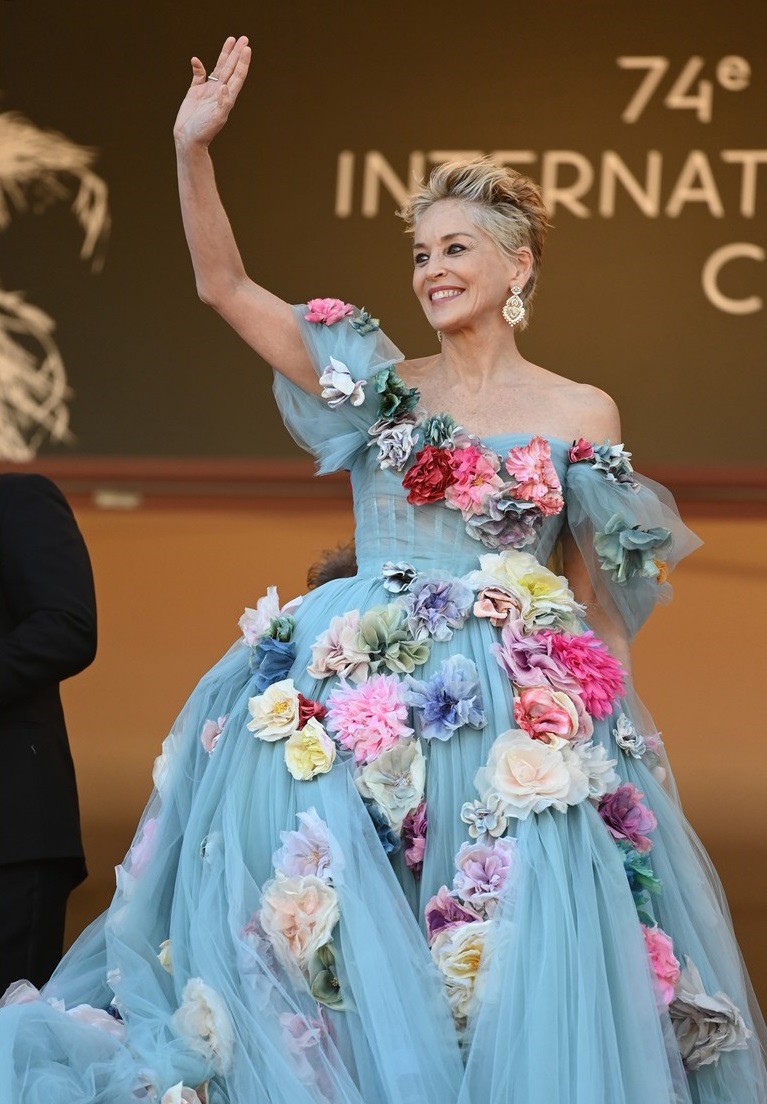  Шарън Стоун рокля на цветя 