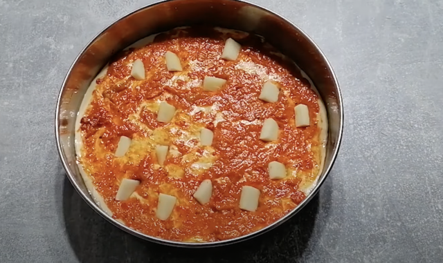  закуска с лютеница и кашкавал 