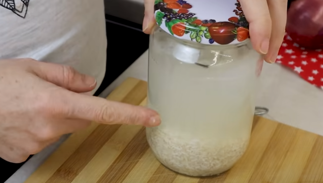 оризова вода за косата