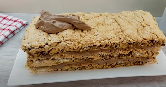  орехова торта с шоколад 