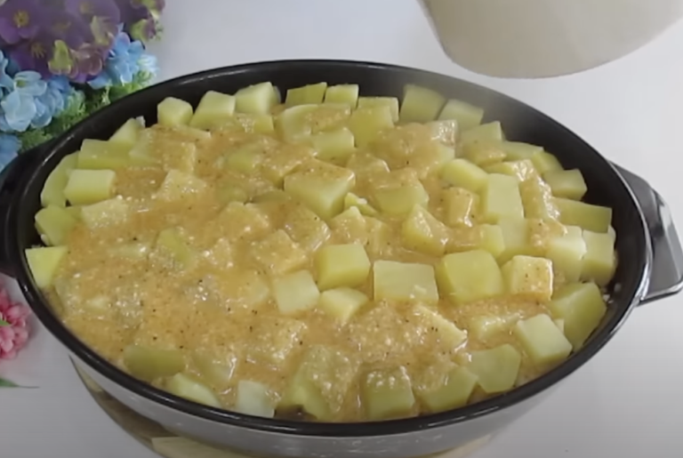 картофи на кубчета мусака