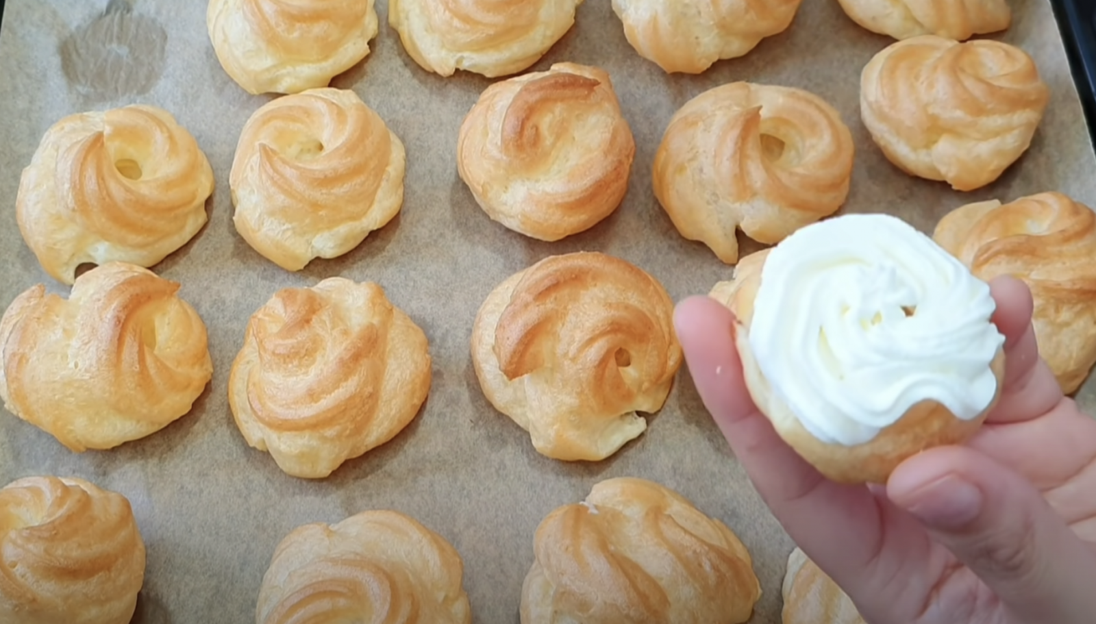  еклери с крем 