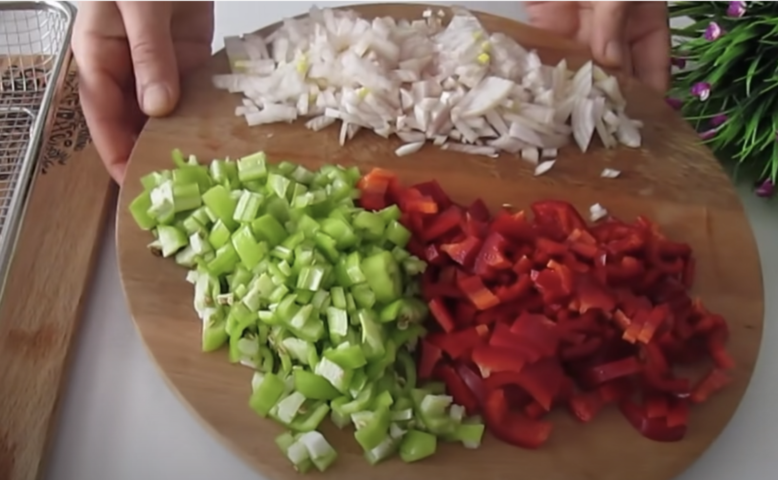  нарязани зеленчуци 