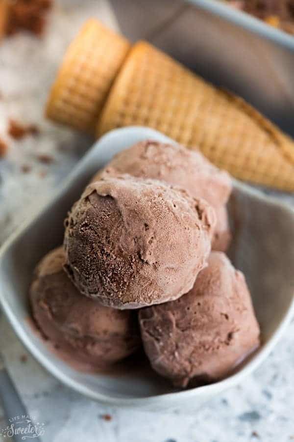шоколадов сладолед с банани