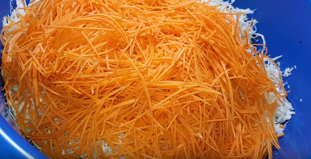 настъргани моркови