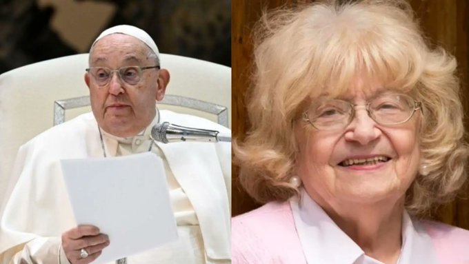  папа Франциск и Амалия 