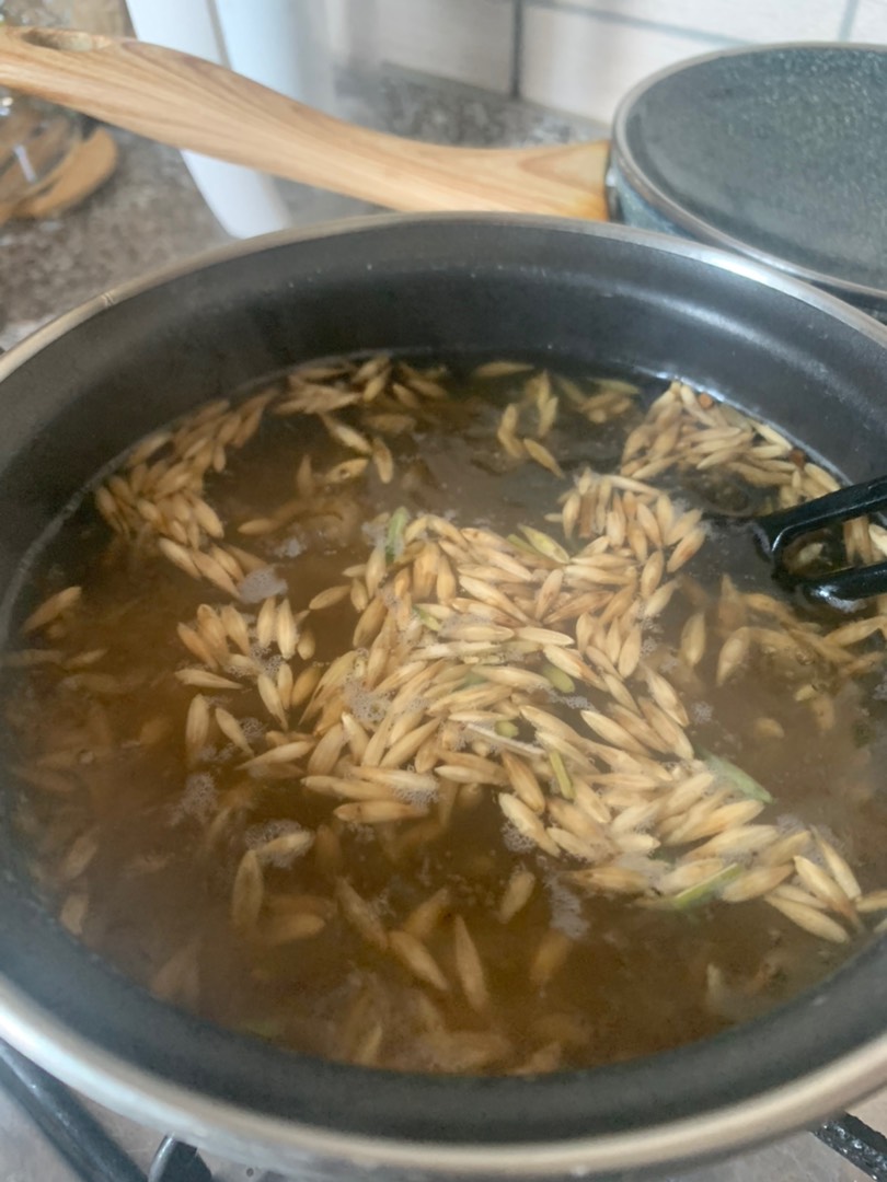 овес във вода