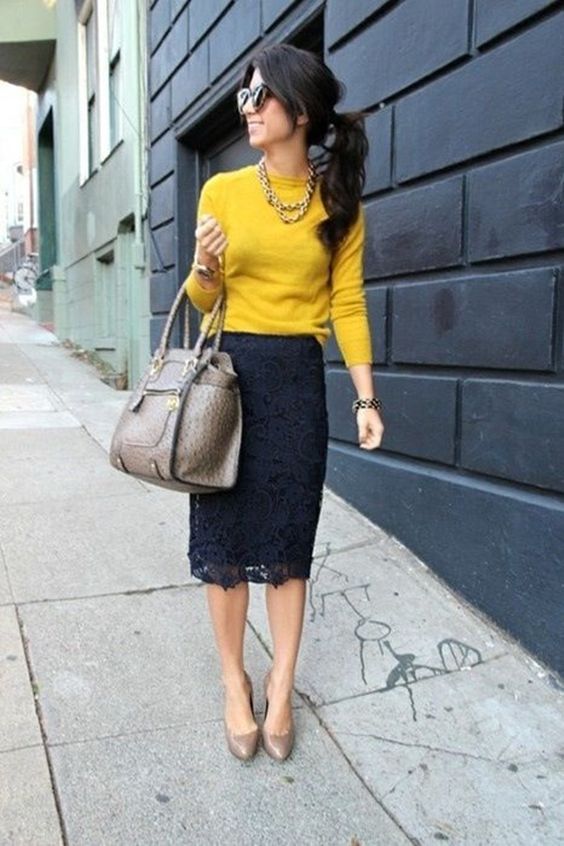 40 Unboring Work Outfit For You |  https://stylishwife.com/2014/02/unboring-work-outfit-for-you.html: