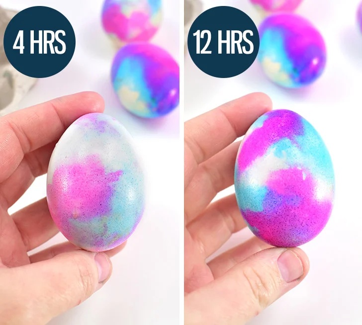 яйца в красиви цветове