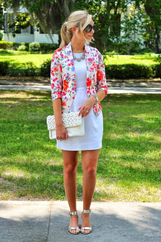 BowsandDepos: The Perfect Floral Blazer: 