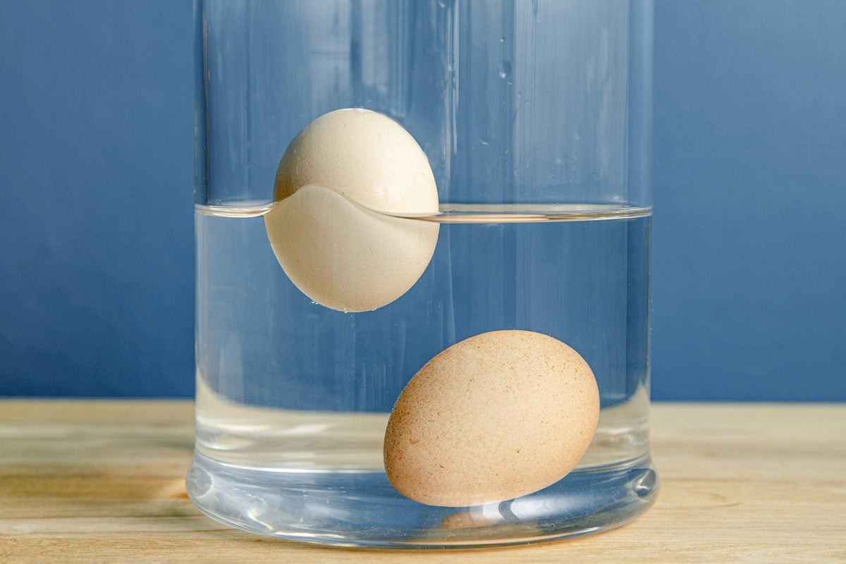 тестване яйца във вода