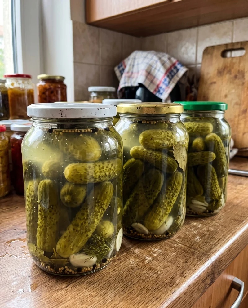 приготвяне кисели краставички