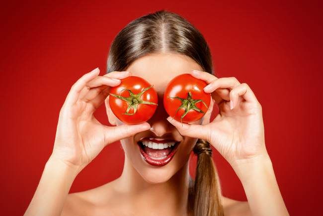 домати за лицето