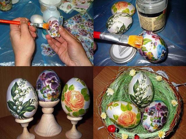 яйца с цветни мотиви