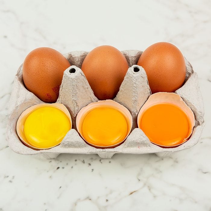 color egg yolk