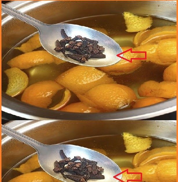 lemon peel with cloves