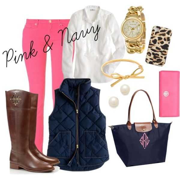 Pink & Navy Love
