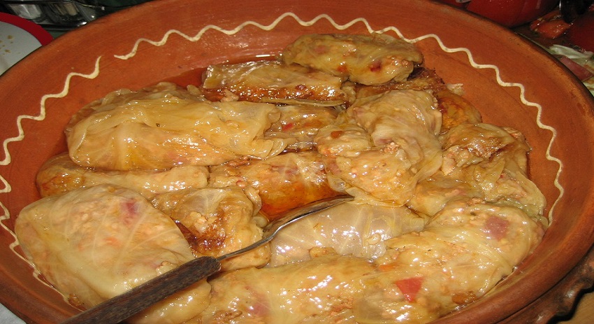  зелеви сарми с месо 