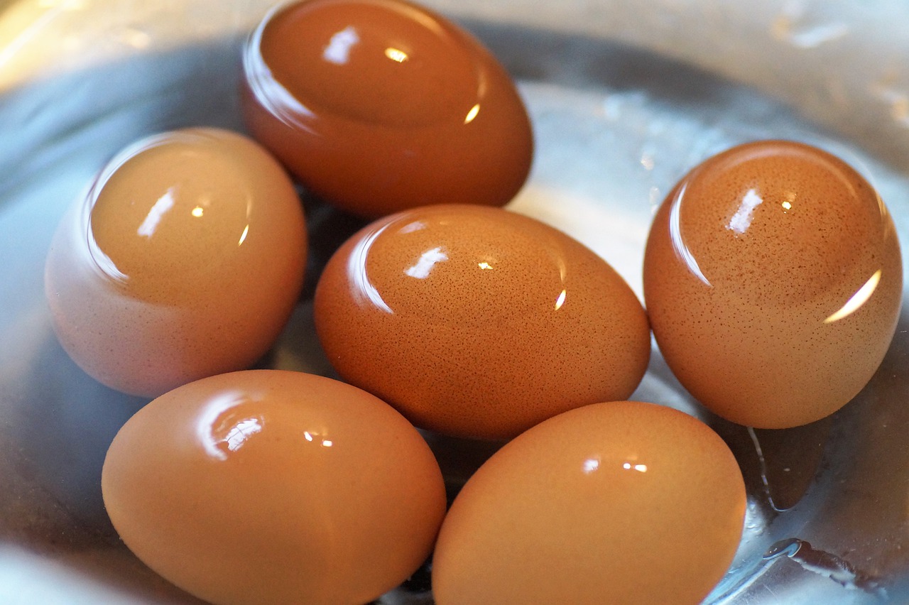 варене яйца