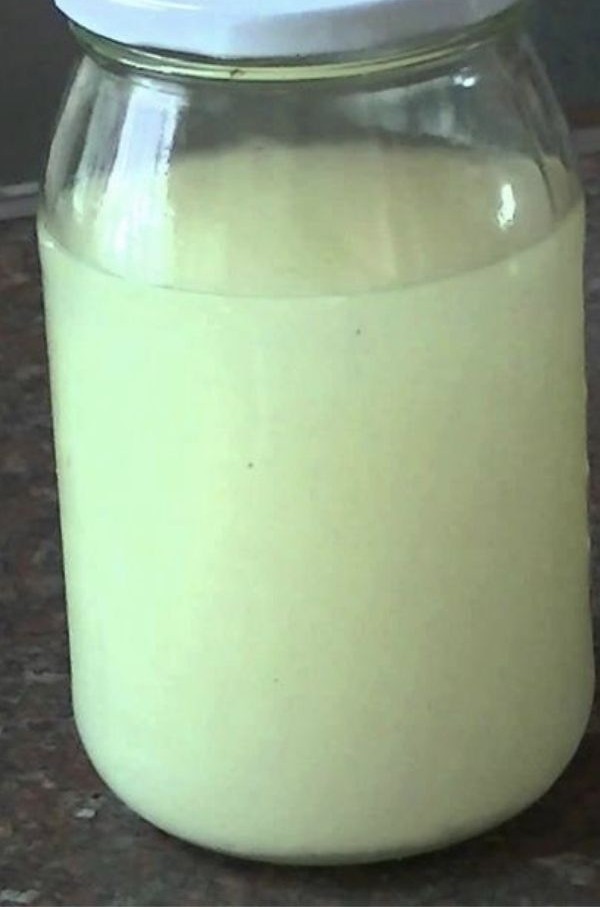 суроватка в буркан