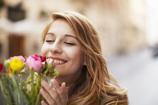 жена аромат цветя
