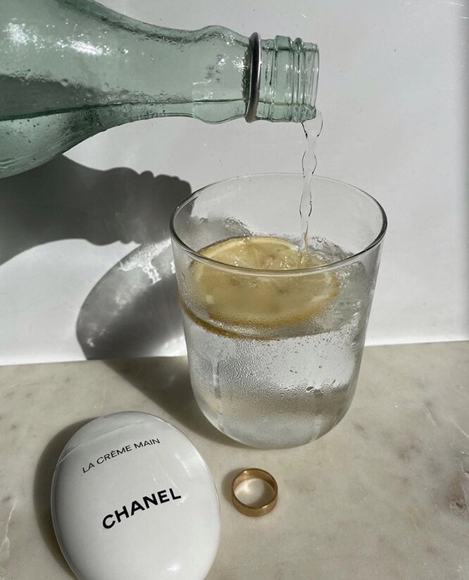 оцет с лимон и вода