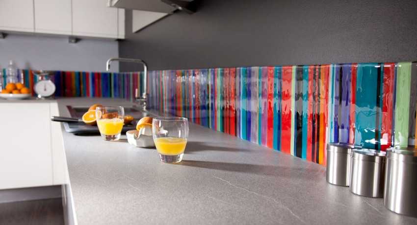 кухненски гръб цветно стъкло