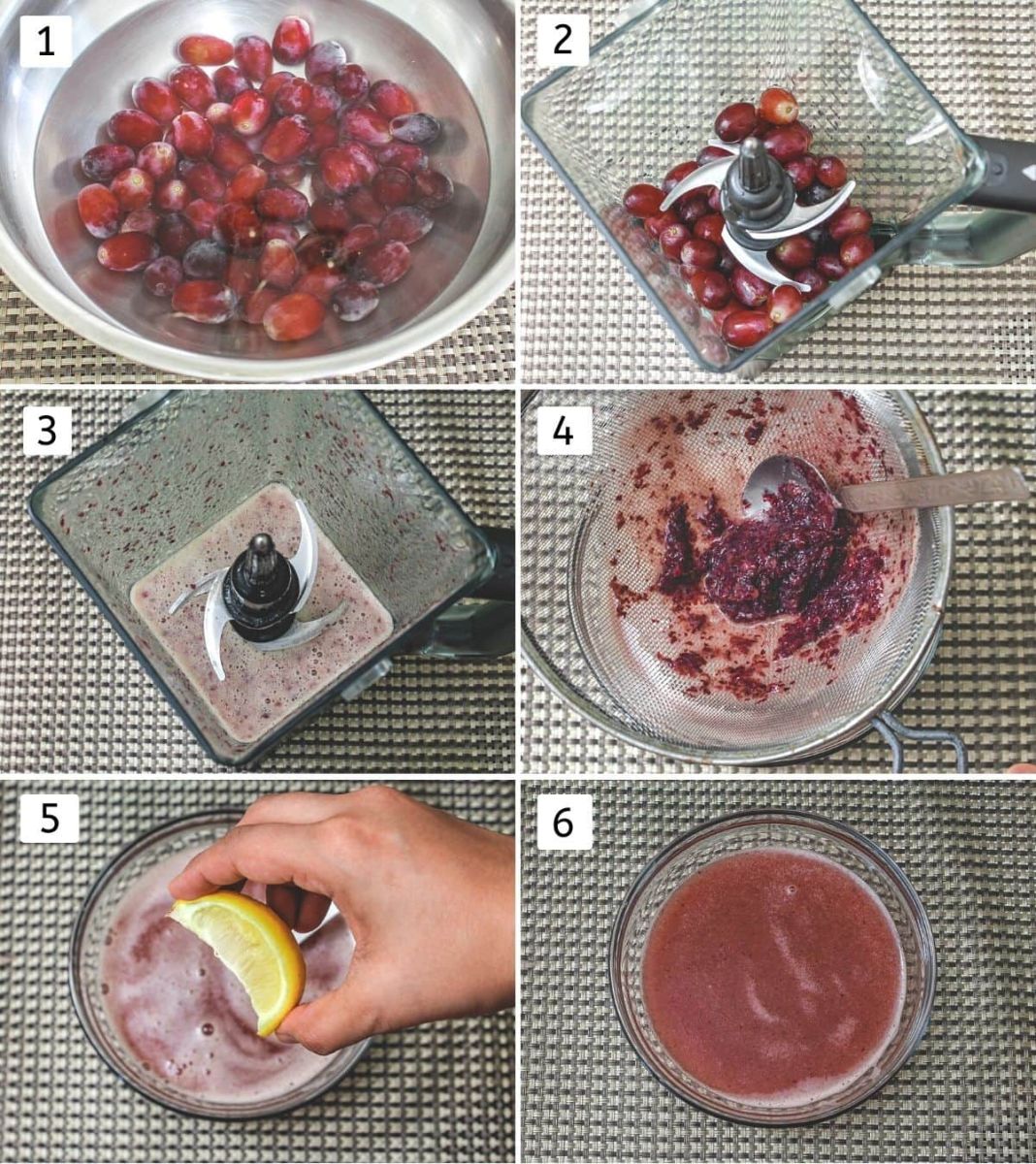 сок червено грозде