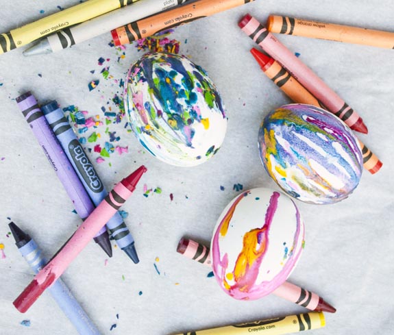 яйца с пастели