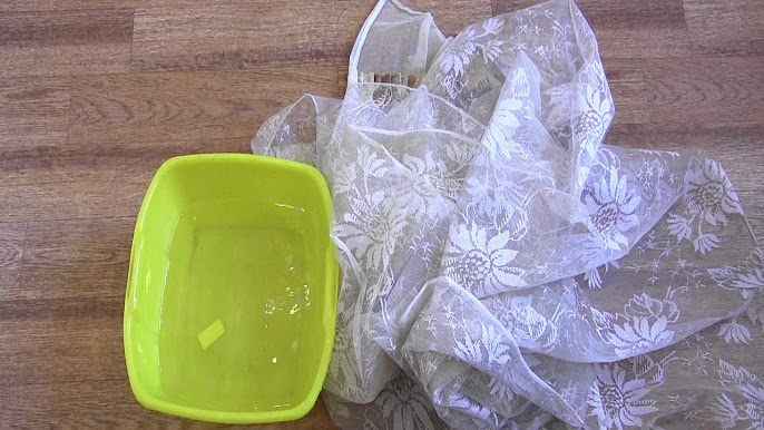 пране на тюл