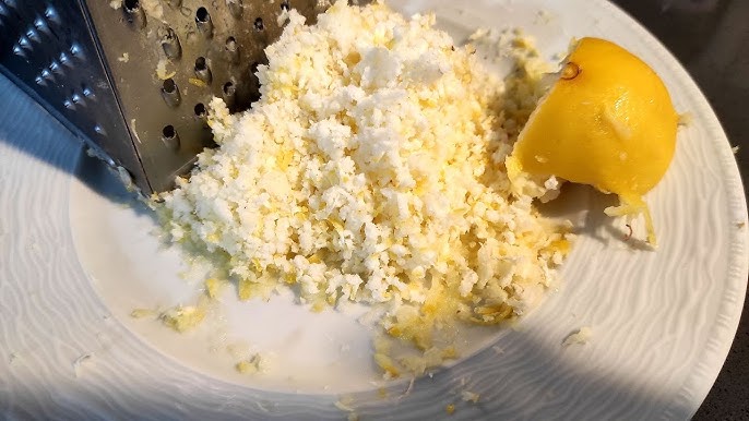 замразен настърган лимон