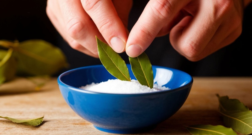 дафинов лист в захарницата