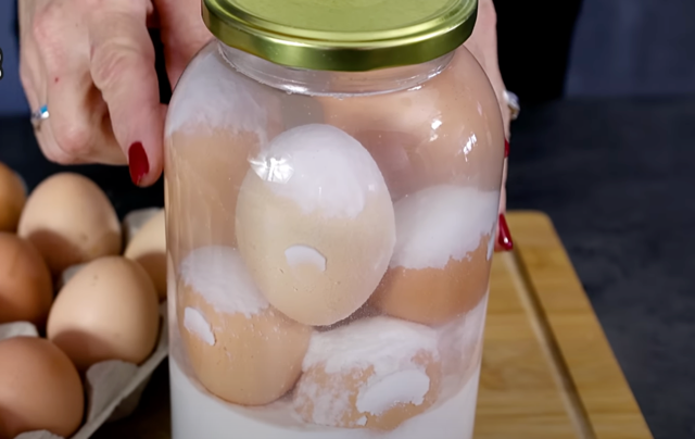 яйца в хлорна вар съхранение