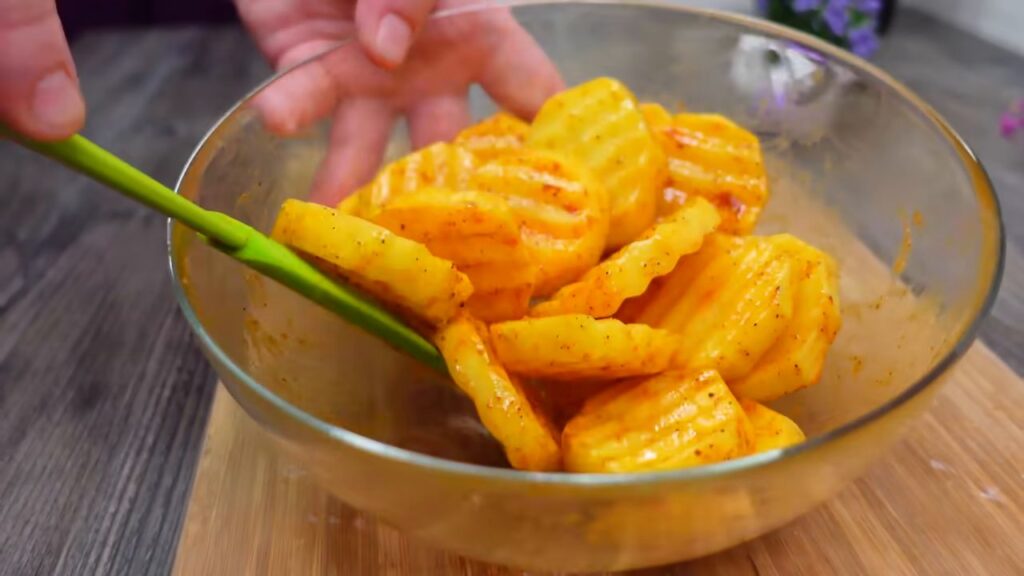 овкусени картофи