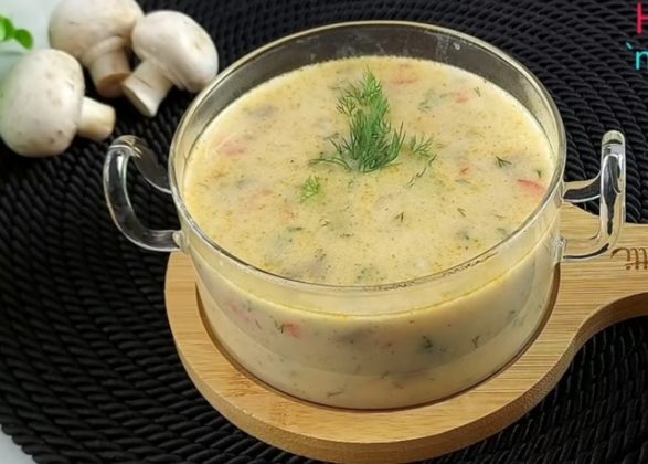 гъбена крем супа