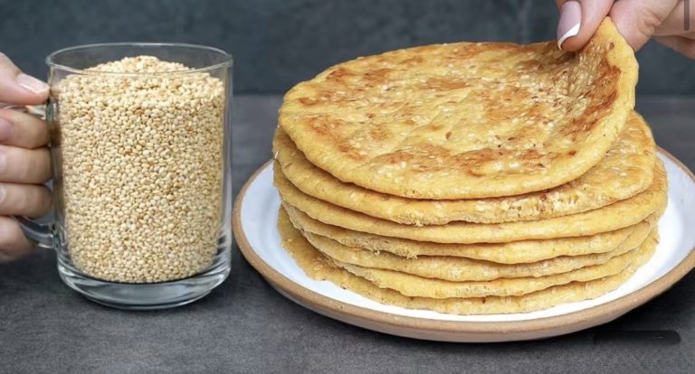 сусамови питки на тиган