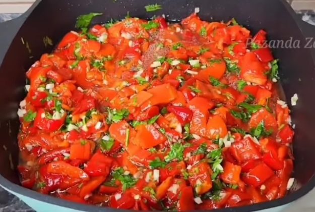 чушки с чесън