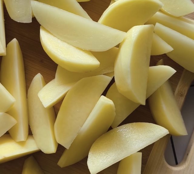 обелени картофи