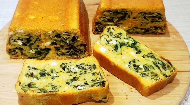 нарязан солен кекс