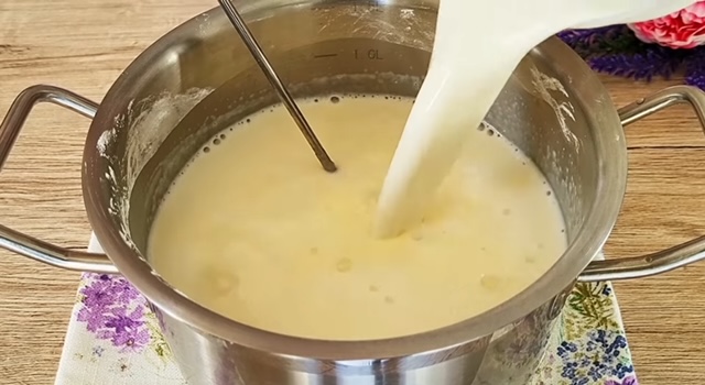 домашен крем с мляко